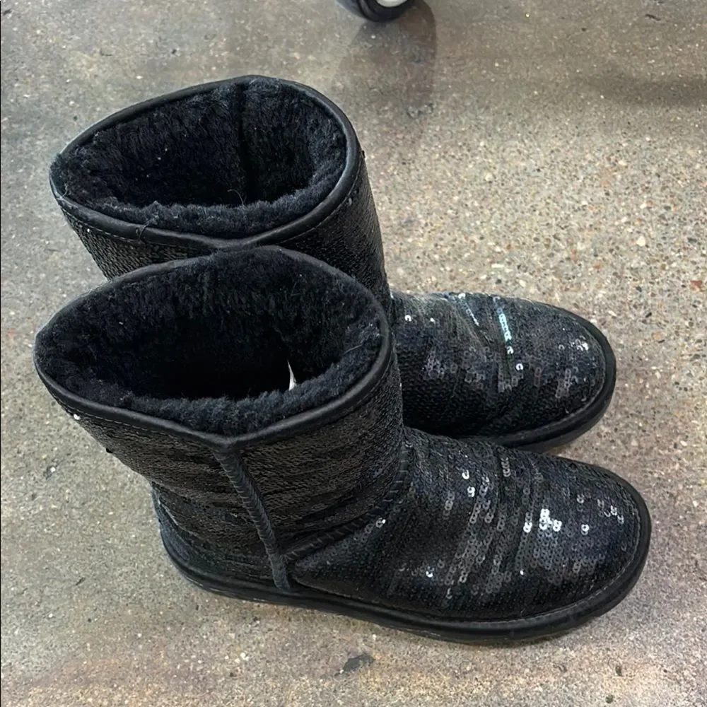 UGG Sequin Black Boots